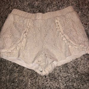 Lace shorts